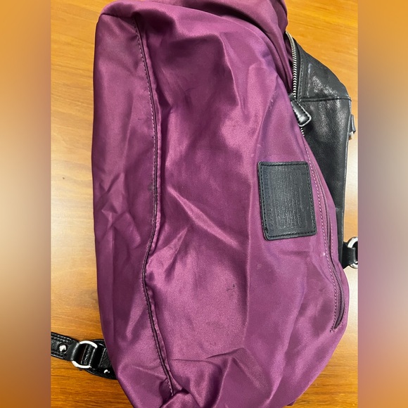 Vintage Coach Ashley Large Black Leather Satchel Purse Bag F15447 - Picture 12 of 14